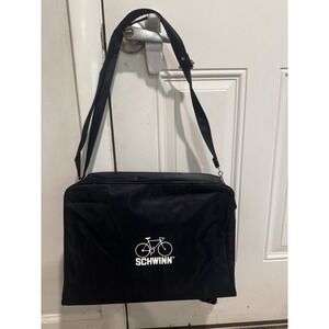 Vintage Schwinn Bikes Bicycles Navy Messenger Bag‎ With Carry Straps 70s/80s